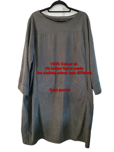 Cotton corduroy tunic - cotton,