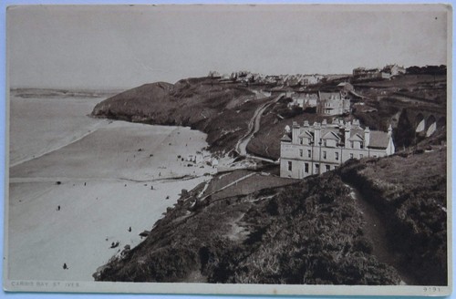 Vintage postcard carbis bay - postcard,