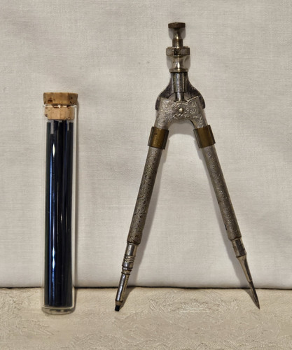 Antique patent 1894 compass - antique,