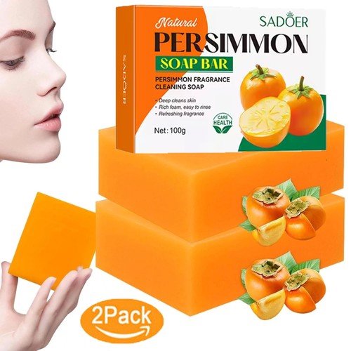 2pcs persimmon soap - 2pcs, for