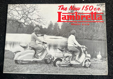 Original Lambretta Concessionaires  D150 & LD150 Sales Leaflet - English 1956