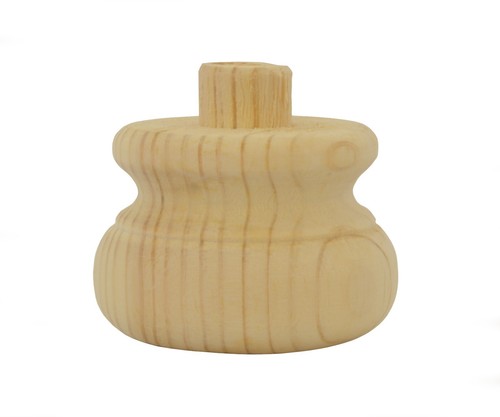 Large pine moulded - moulded, foot
