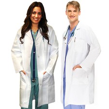Medical White Unisex Lab Coats