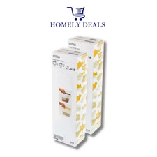 100x IKEA Resealable Freezer Food Bags - Reusable Double Seal Food Storage Bags