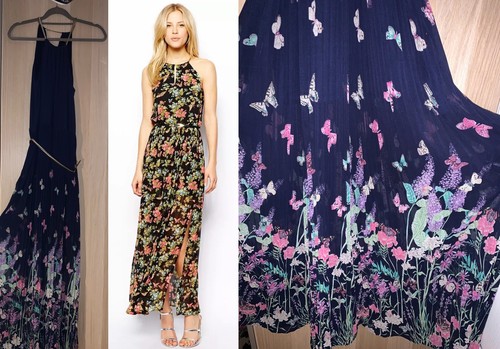 Oasis navy multi - navy, butterfly