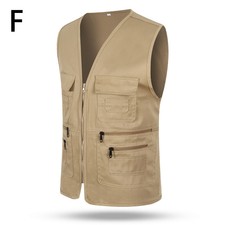 Men Multi Pocket Cargo Vest