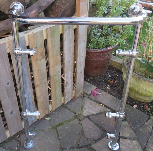 Reclaimed bathroom brass towel - bathroom,