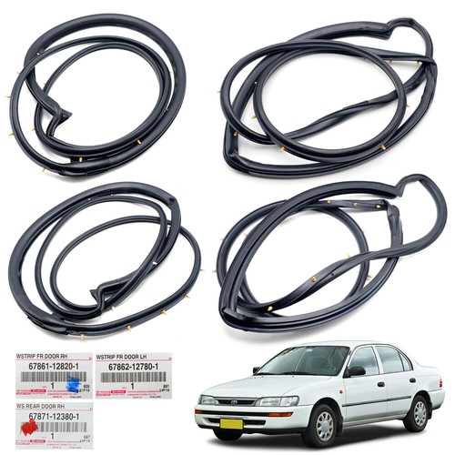 4pcs door rubber weatherstrip - 4pcs,