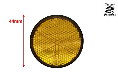 44mm yellow round stick - round,