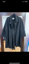 NICOLE FARHI Overcoat Tweed Wool