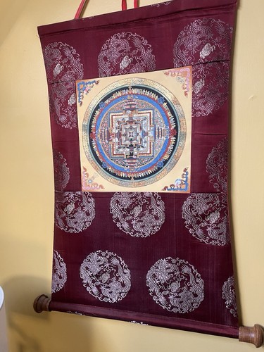Tibetan thangka painting - tibetan,