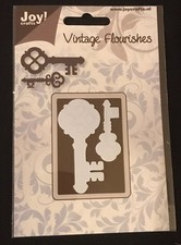Vintage style keys metal / foam Joy! Crafts Vintage Flourishes cutting die