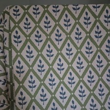 VANESSA ARBUTHNOTT Lattice Leaf  Green Blue lge fragment 123cm wide by 95cm long