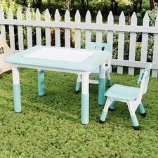 Children's Learning Desk Chair Set Kids Toddler Table for Home School