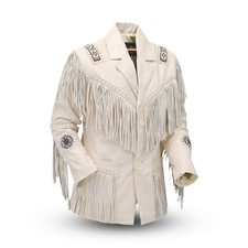 Western Cowhide Leather Jacket
