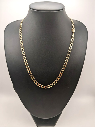 Solid 9ct yellow gold curb - yellow,