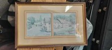 Framed Print Manuscript Limited Liskeard Isle of Wight Old Village Winkle Street