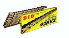 Yamaha RD80 LC 2 83-85 DID 428VX Gold X-Ring Chain 428 x 118 Links