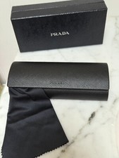 PRADA  Eyeglasses Sunglasses Black Case and Gift Box Only