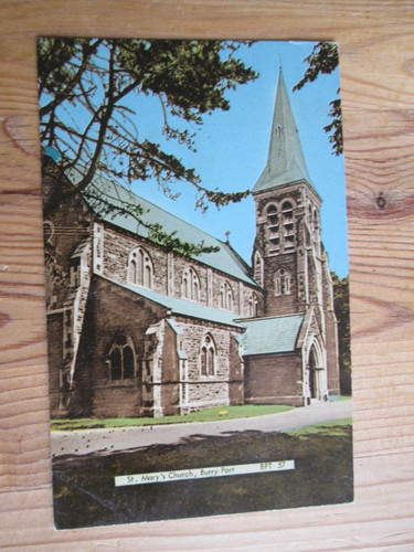 Postcard mary s church - of,