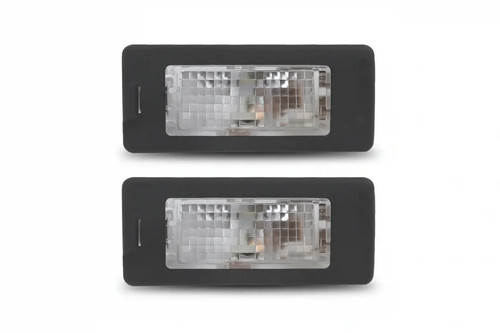 License plate lamp both - , sides