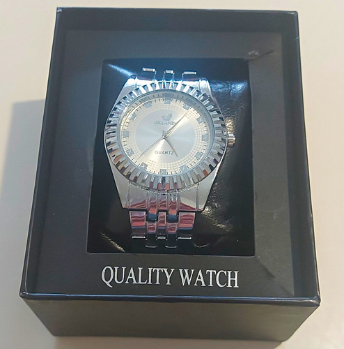 Silver tone orlando watch - silver,