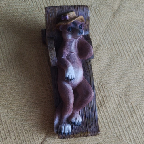 Meerkat resin sculpture - meerkat,