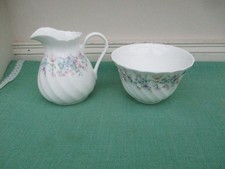 Wedgwood Milk Jug and Sugar Bowl ANGELA  - Excellent & 1st quality