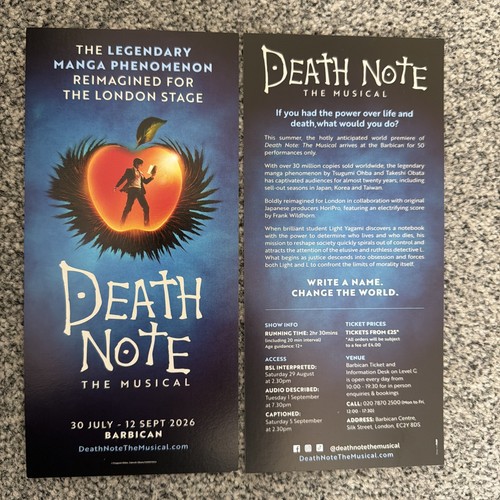 Death note the musical - note,
