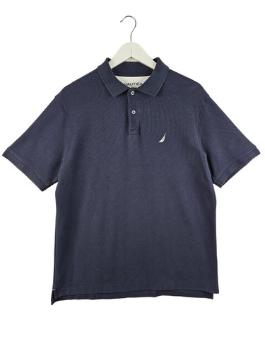 Nautica polo shirt mens blue - shirt,