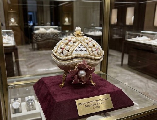 Antique faberge egg - antique,