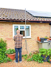 Tall Vintage 3m Telescopic Tripod Floodlight Flag Pole Film Prop Camera Antique