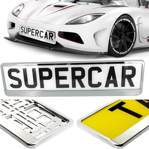 Car number plate holder - car,