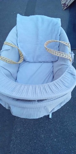 Moses basket and stand - basket,