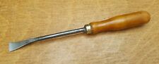 Antique Ward Payne 15mm 5/8" inch bent flat carving chisel