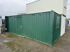 24ft X 9ft Site Office Cabin Container Ticket Office Welfare Security Hut Gate