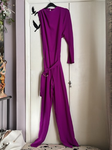 Purple jumpsuit - purple,