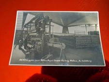 Vintage Postcard  R.p. Wilton Royal Carpet Nr Salisbury  Loom