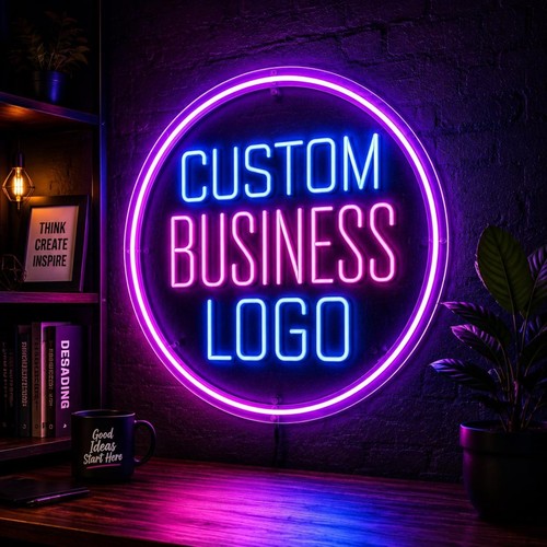 Custom logo neon - custom,