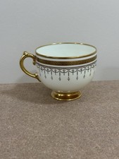 Vintage Copelands Grosvenor China Demitasse Cup & Saucer -England -Bone China