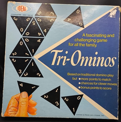 Vintage ideal tri ominos - ideal, tri-ominos