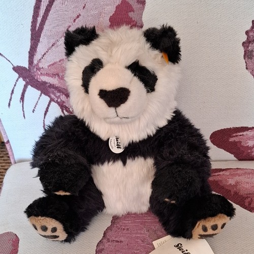 Steiff manschi panda plush - steiff,