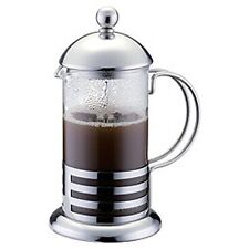 350ml / 3-cup Stainless Steel Glass Cafetiere French Filter Coffee Press Plunger
