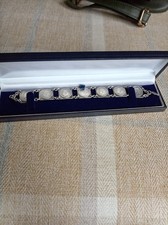 Vintage Silver Threepenny Bit Bracelet