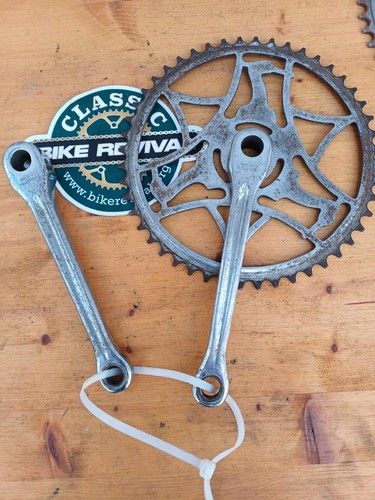 Raleigh steel chainset - steel, 3054