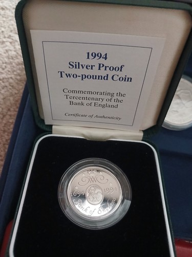 1994 silver proof coin - proof, £2