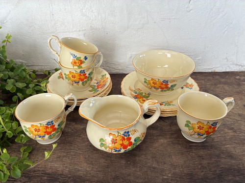 Vintage tea set grindley - vintage,