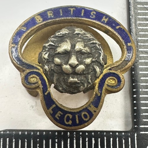 Vintage british legion brass - british,