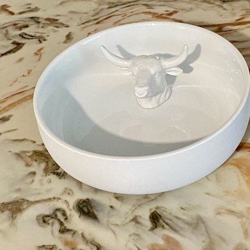 White porcelain bowl - with, 3d