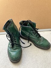 Vintage Green Dr martens Size